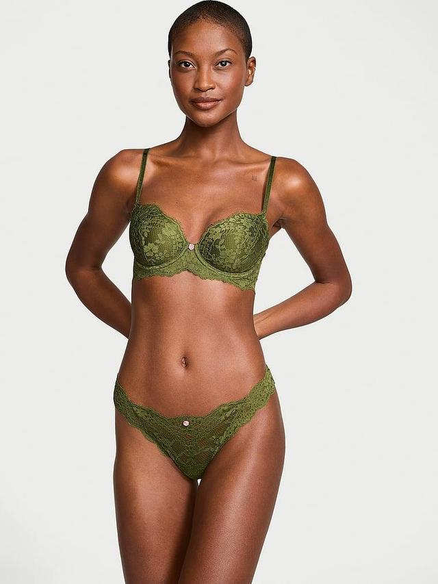 Lace Lightly Lined Classic Coverage Demi Bra Product Image