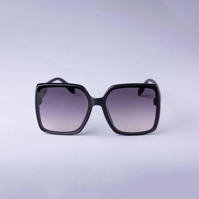 Womens Oversized Square Butterfly Sunglasses - A New Day Product Image
