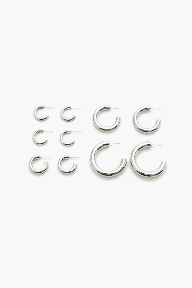 Smooth Hoop Earring Set | Forever 21 Product Image