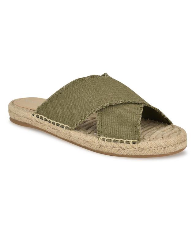 Nine West Womens Hamden Slip-on Open Toe Casual Sandals Product Image