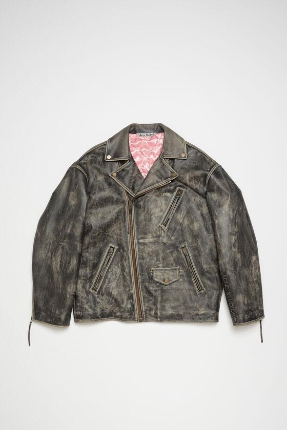 Biker leather jacket Product Image