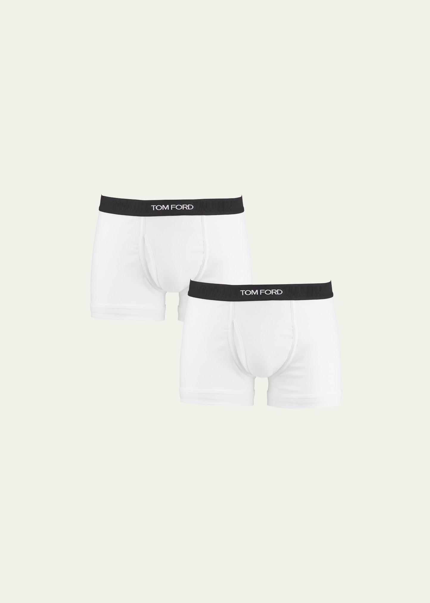 Mens 2-Pack Stretch-Cotton Logo Boxer Briefs Product Image