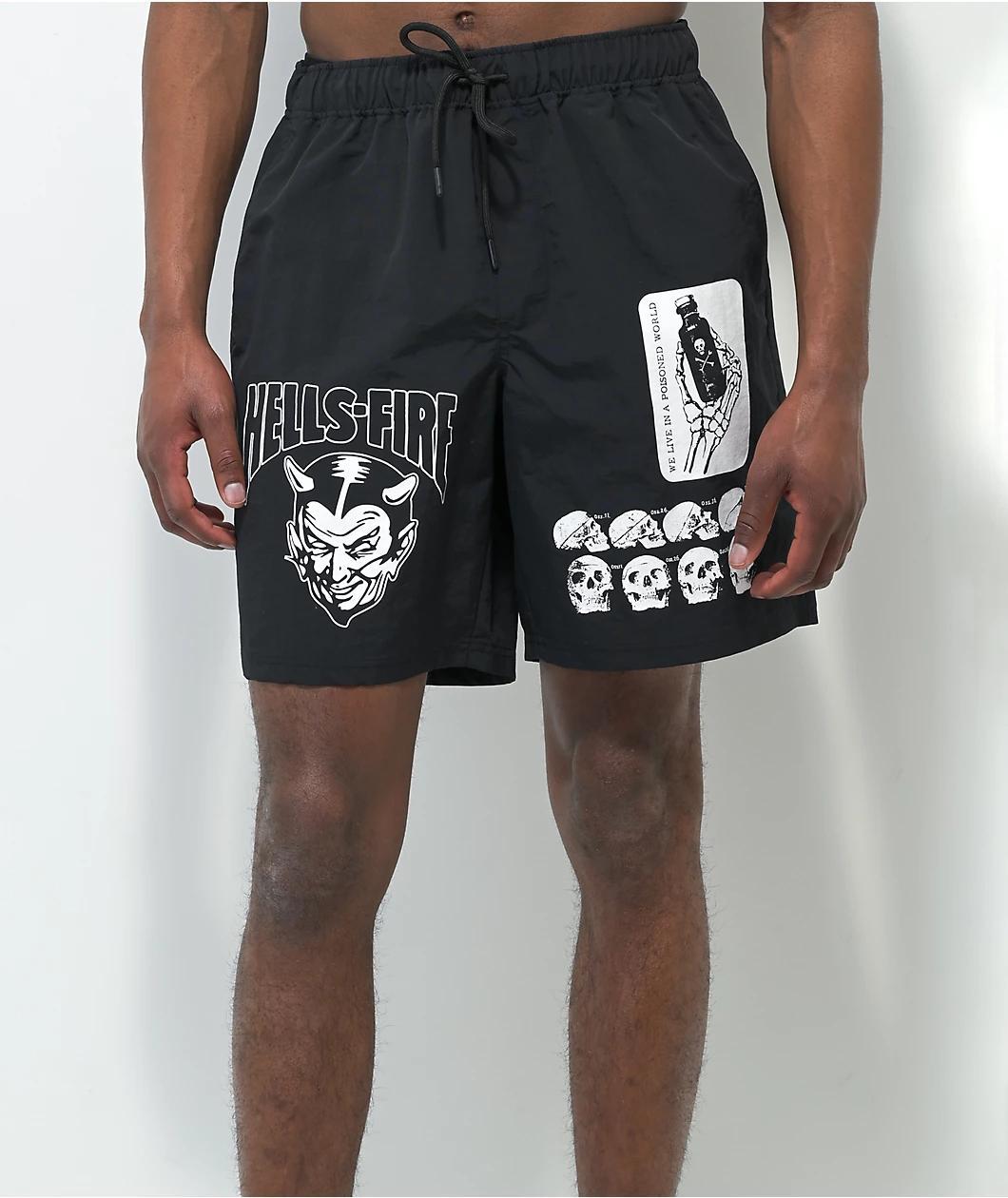 Vitriol Fusion Black Board Shorts Product Image