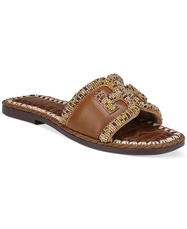 Sam Edelman Womens Fitz Beaded Slide Flat Sandals Product Image