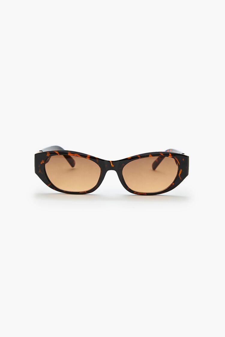 Tortoiseshell Oval Sunglasses | Forever 21 Product Image