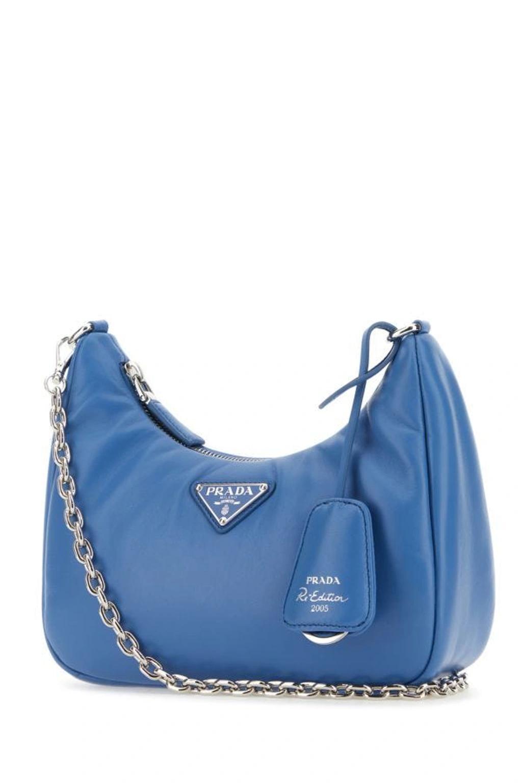 Re-edition Padded Shoulder Bag In Blue Product Image