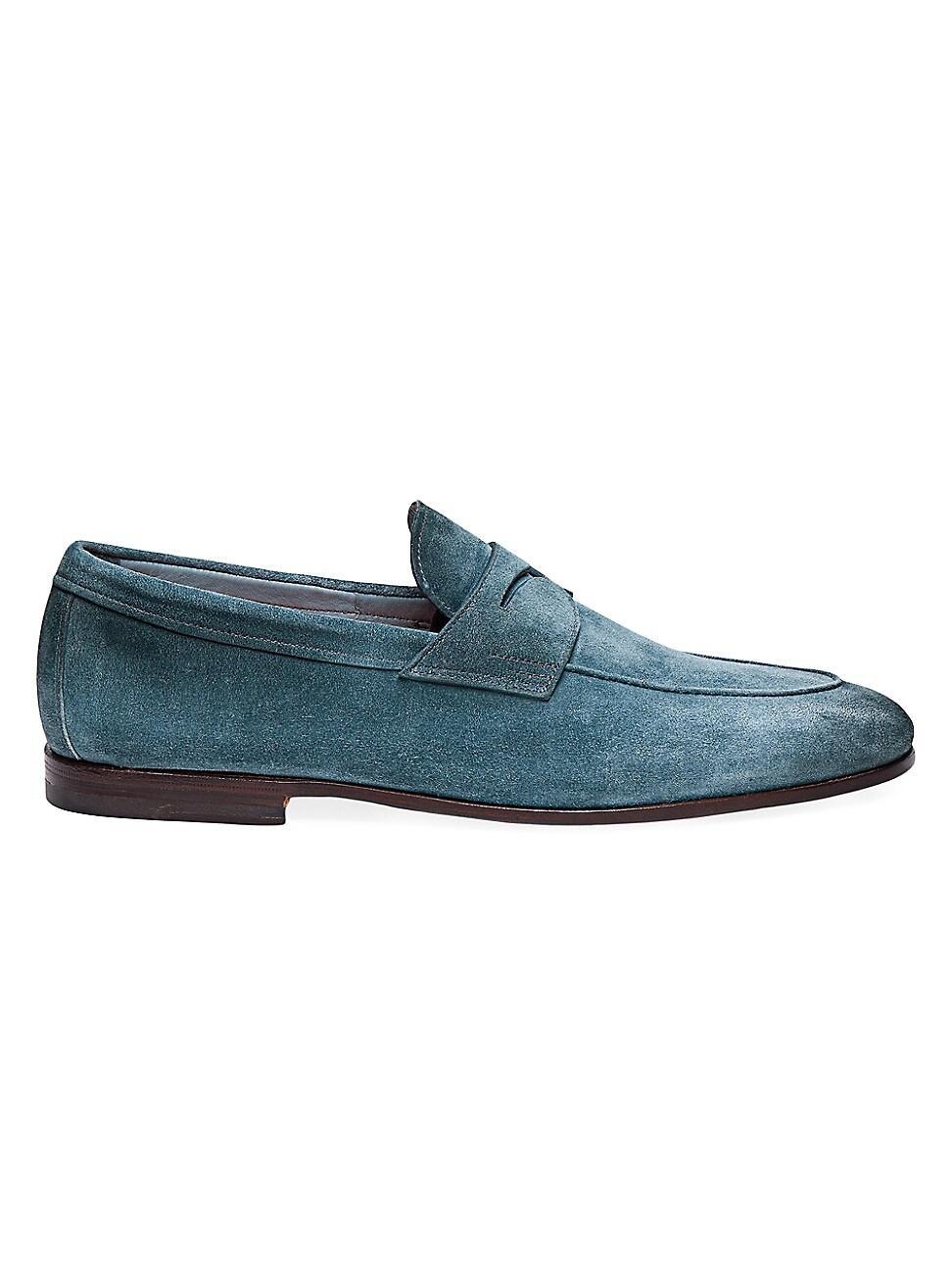 Mens Carlos Suede Penny Loafers Product Image