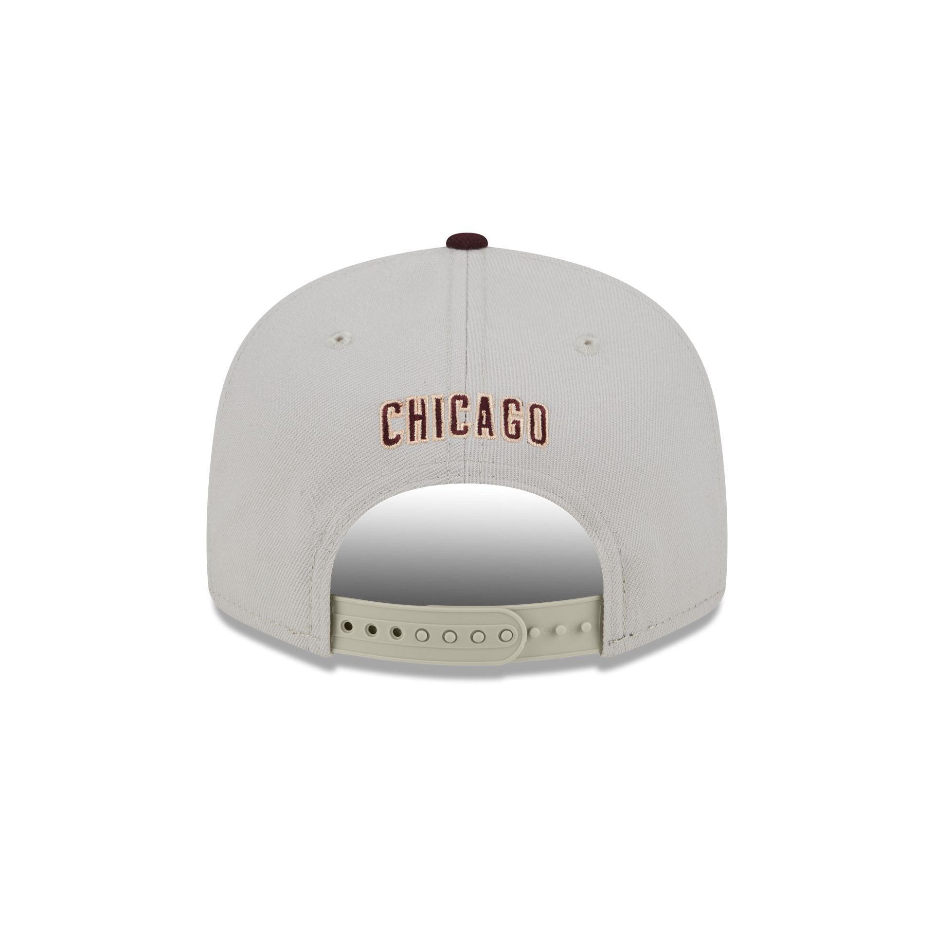 Chicago Cubs Mauve Visor 9FIFTY Snapback Hat Male Product Image