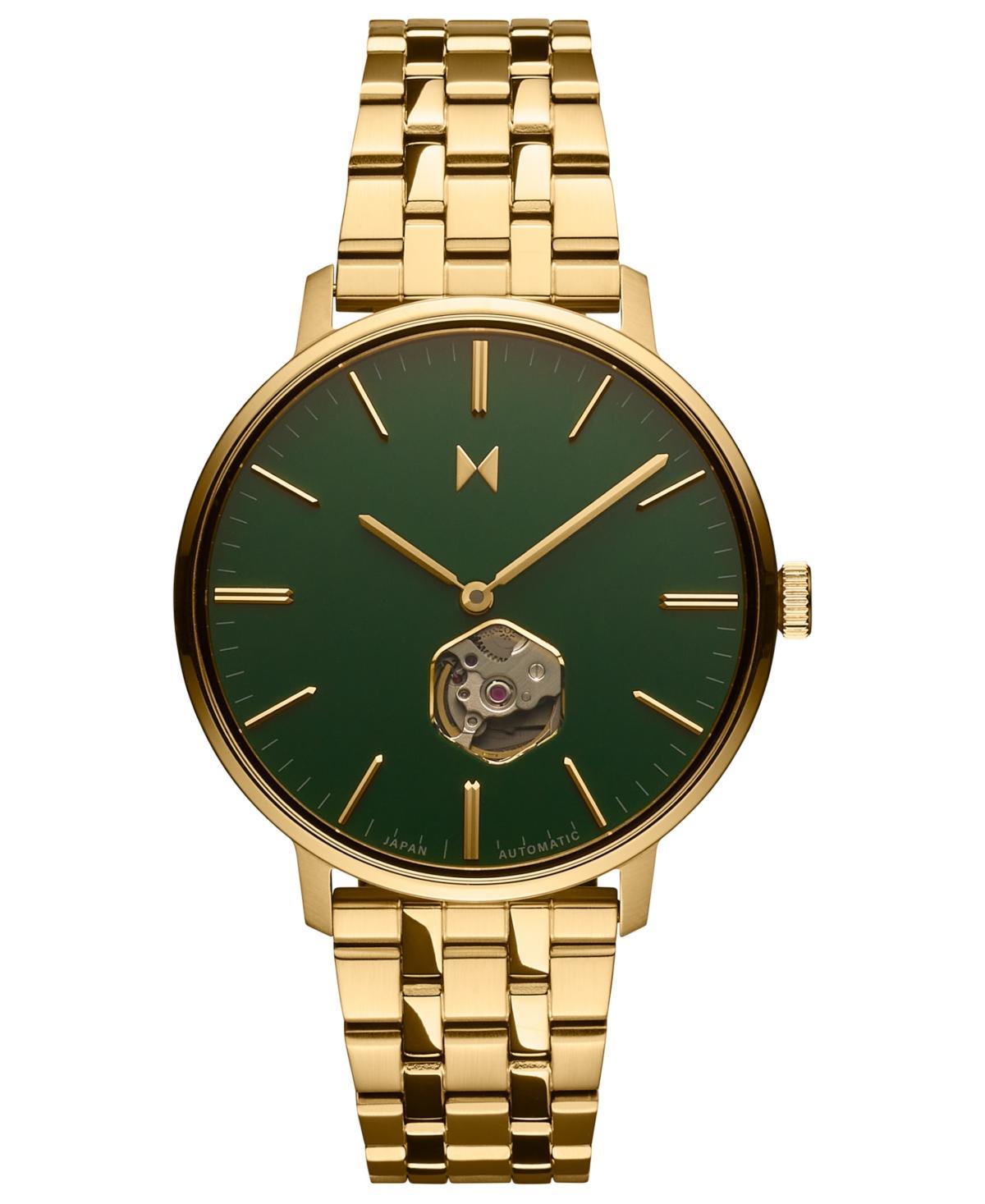 Mvmt Mens Legacy Slim Automatic Gold-Tone Stainless Steel Watch 42mm - Gold Product Image