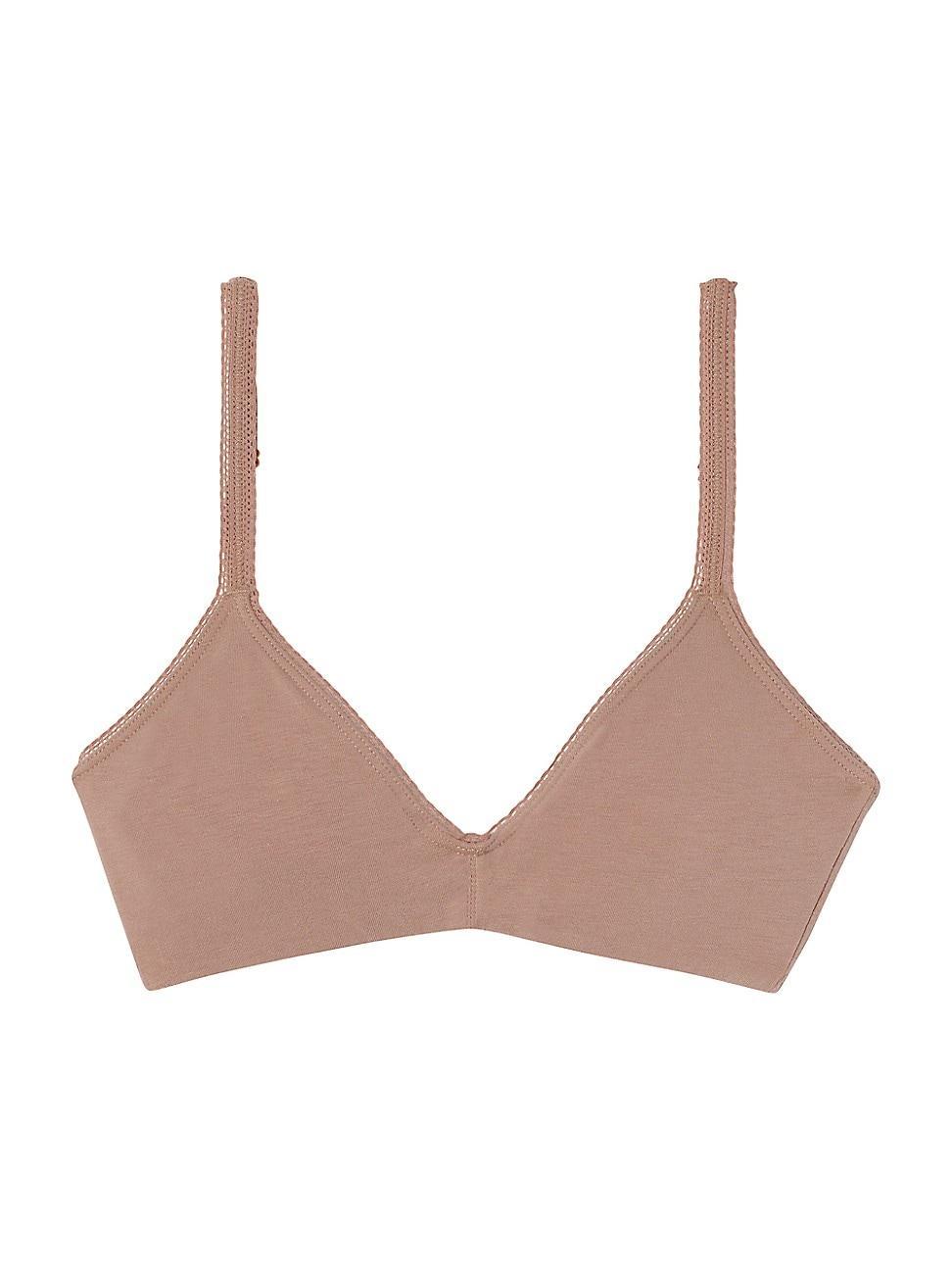 Womens Stretch-Cotton Bralette Product Image