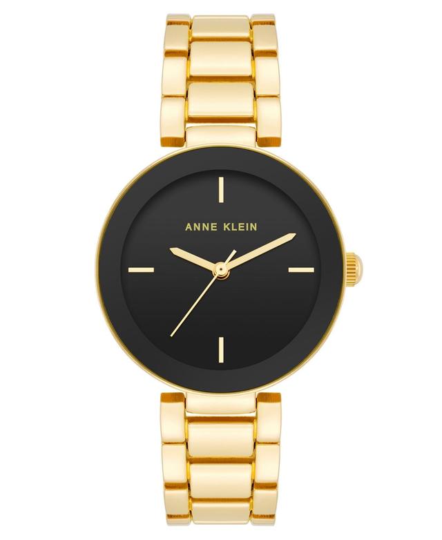 Anne Klein Womens Quartz Gold-Tone Alloy Bracelet Watch, 32mm Product Image