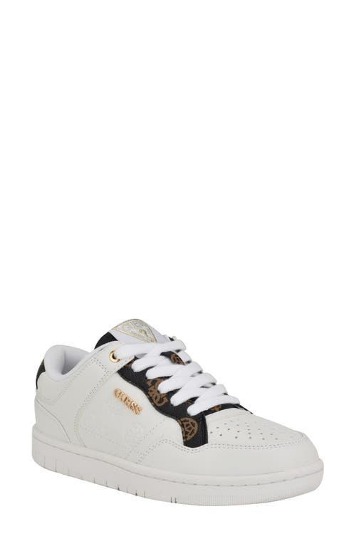 Guess Womens Rubinn Lace-Up Logo Detail Sneakers Product Image