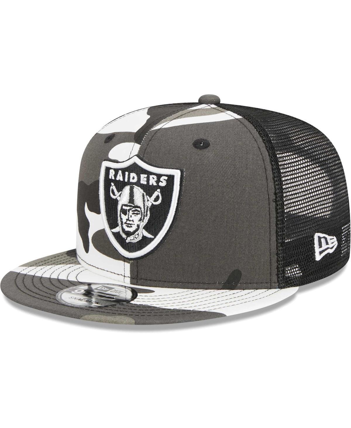 Mens New Era Urban Camo Las Vegas Raiders 9FIFTY Trucker Snapback Hat Product Image