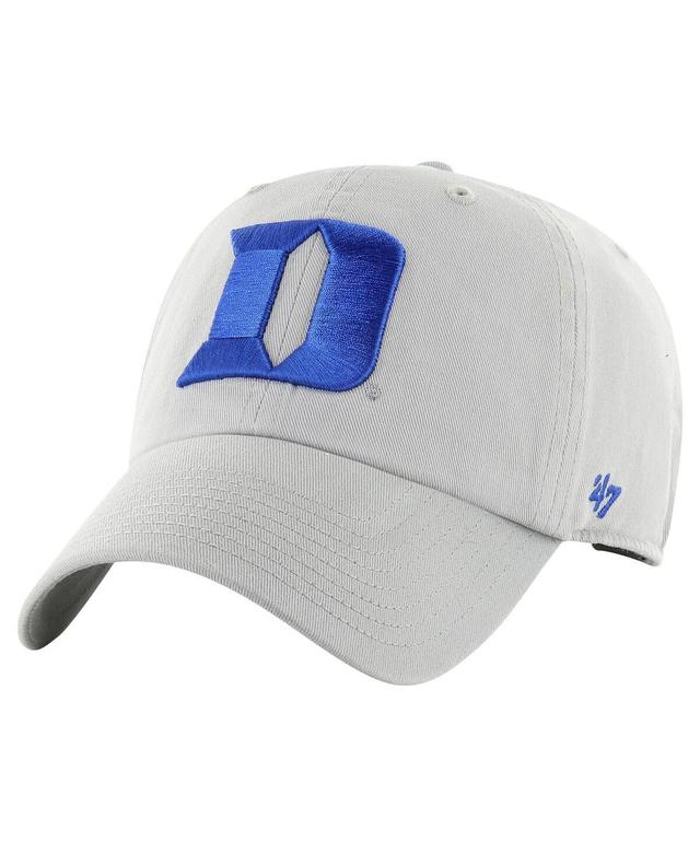 47 Mens Gray Duke Blue Devils Clean Up Adjustable Hat Product Image