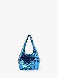 MINI SEQUIN SHOPPER - TOP HANDLE BAG in blue | JW Anderson US  Product Image