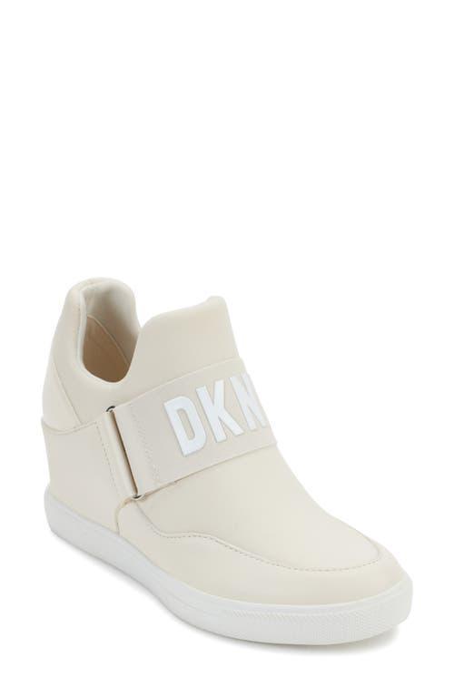 Dkny Womens Cosmos Slip-On Logo Wedge Sneakers Product Image