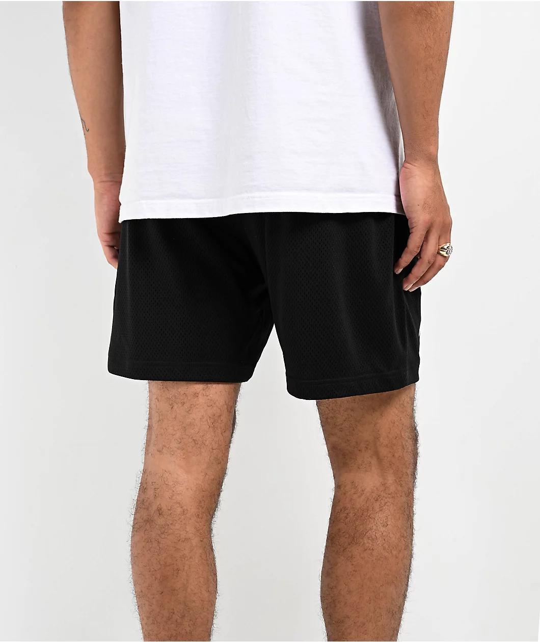 Ninth Hall Mind Over Matter Black Mesh Shorts Product Image