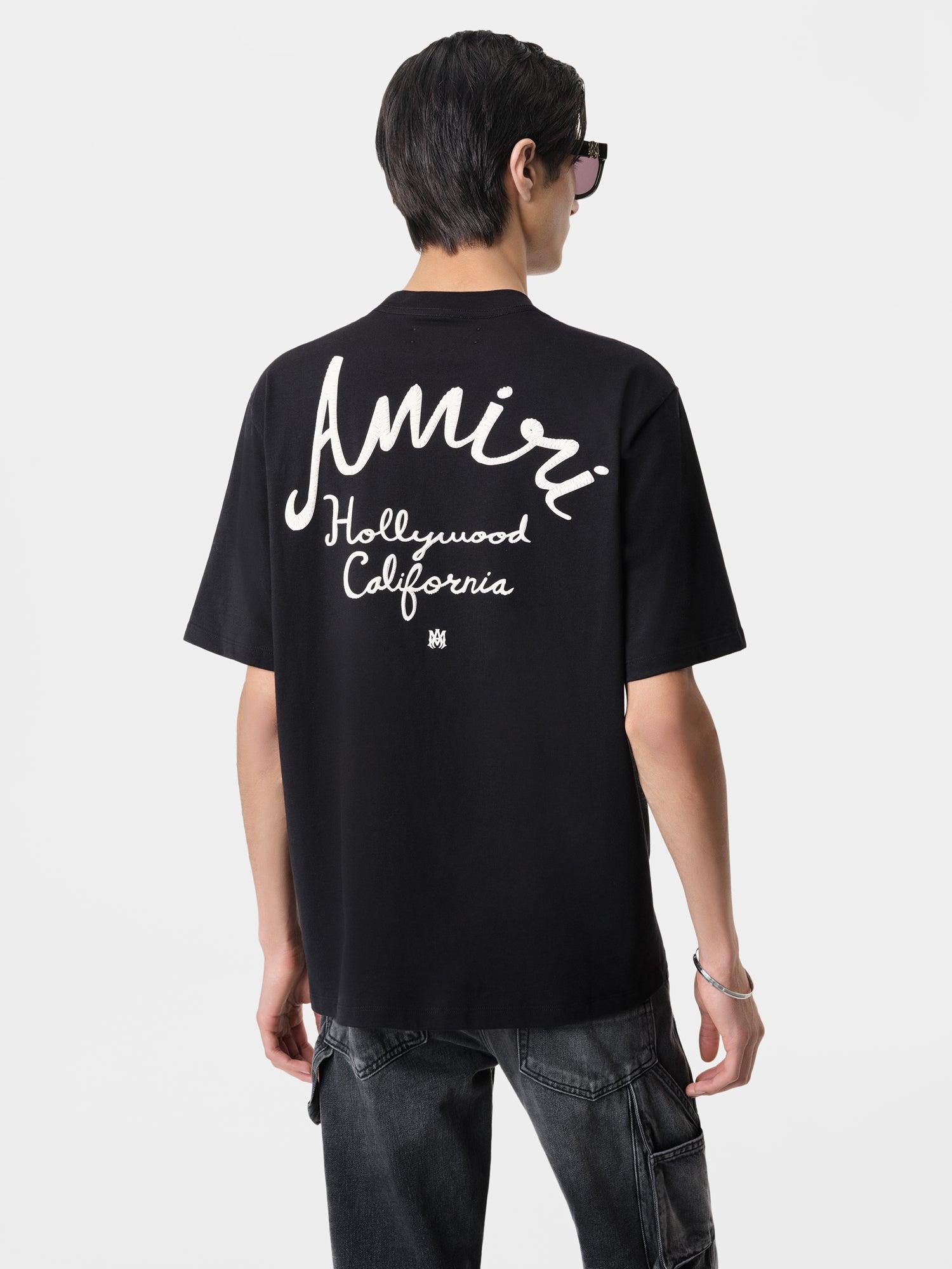 AMIRI HOLLYWOOD TEE - Black Male Product Image