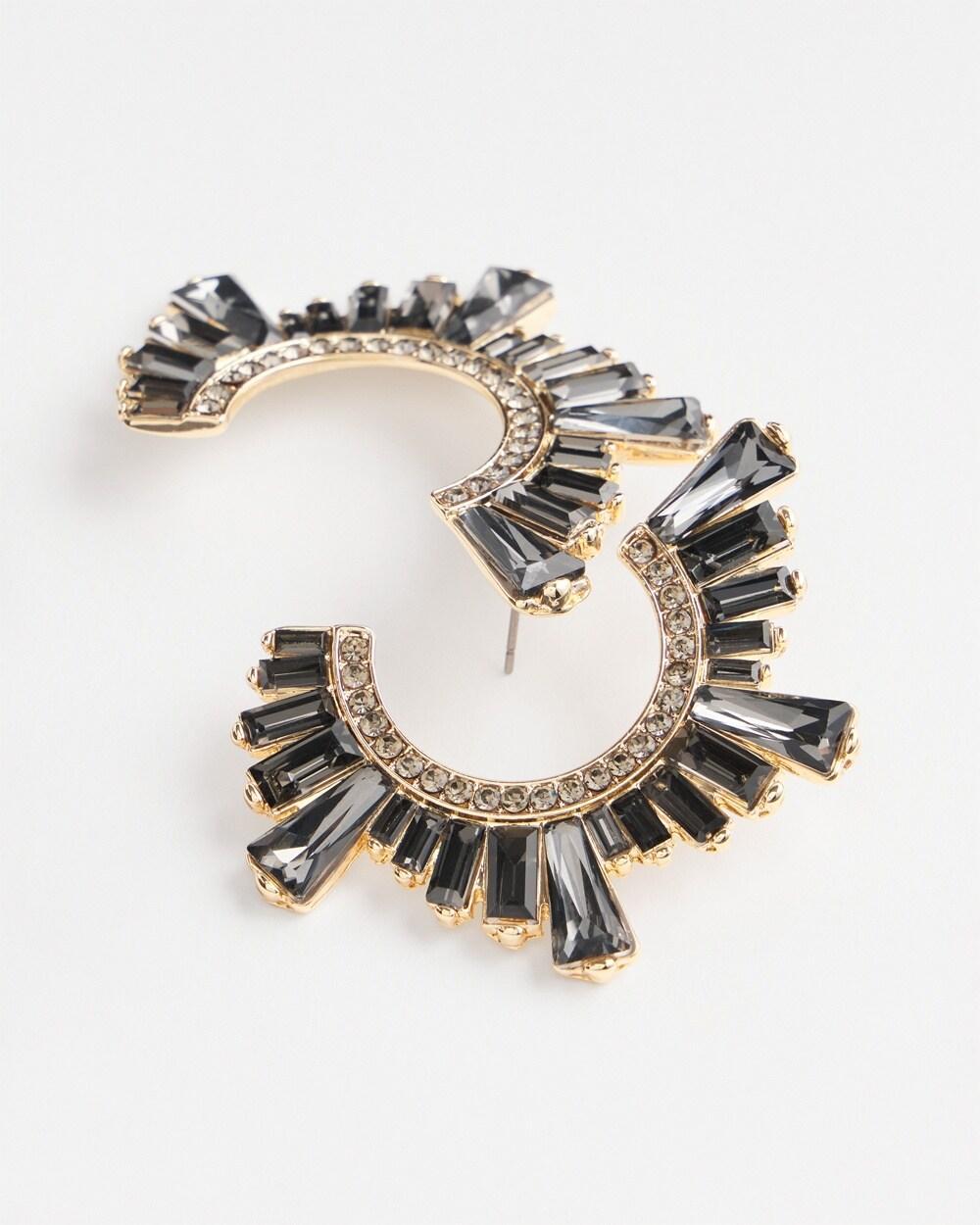 No Droop™ Front to Back Embellished Earrings Product Image