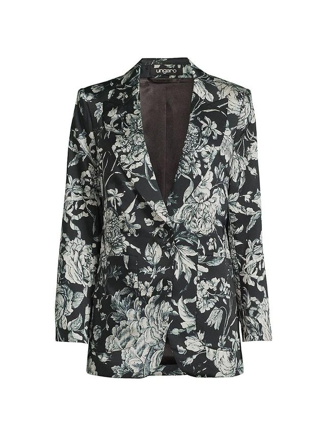 Womens Dayton Metallic Floral Jacket Product Image