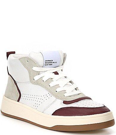 Steve Madden Calypso Leather High Top Retro Sneakers Product Image