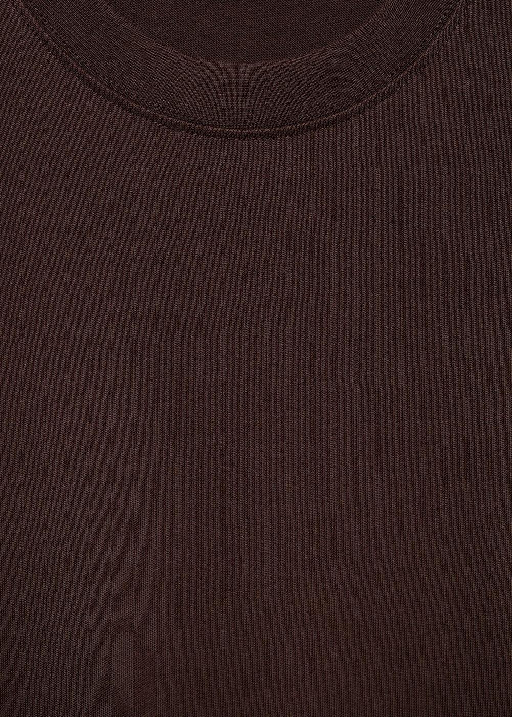 MANGO MAN - Basic 100% cotton relaxed-fit t-shirt burgundyMen Product Image