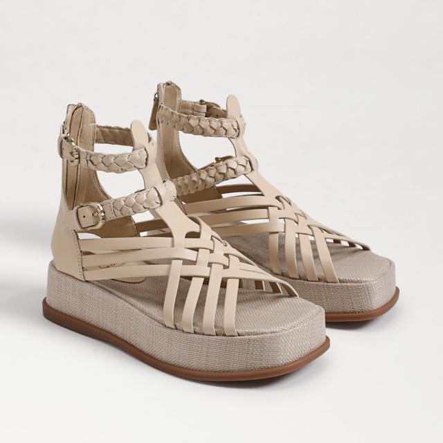 Sam Edelman Nicki Platform Sandal Linen Leather Product Image