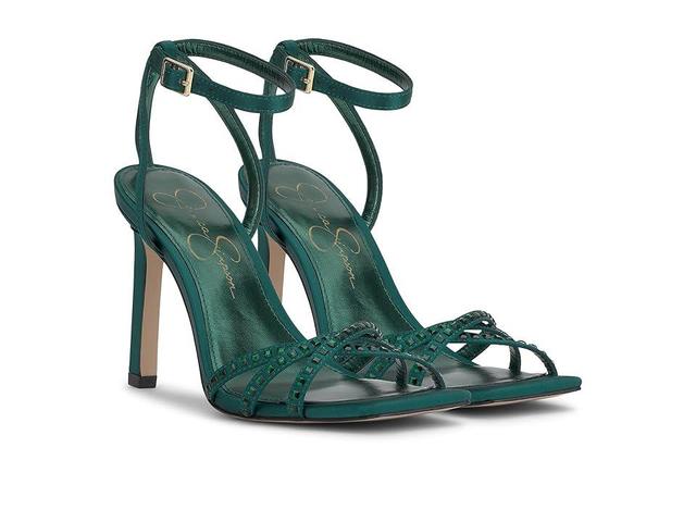 Jessica Simpson Leonah Embellished Strappy Dress Sandal (Evergreen) Women's Sandals Product Image