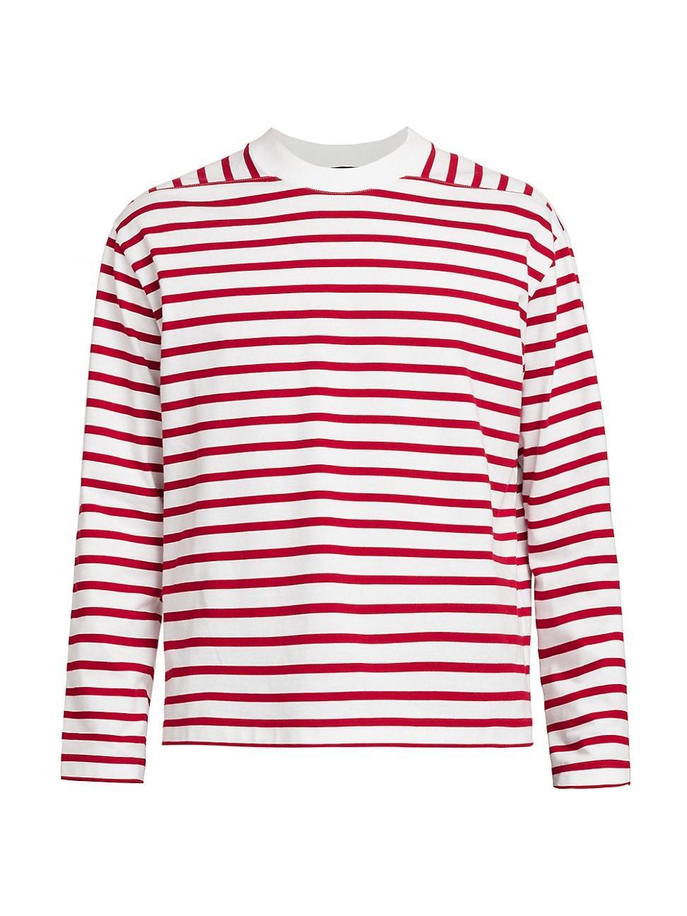 Mens Stripe Long-Sleeve T-Shirt Product Image