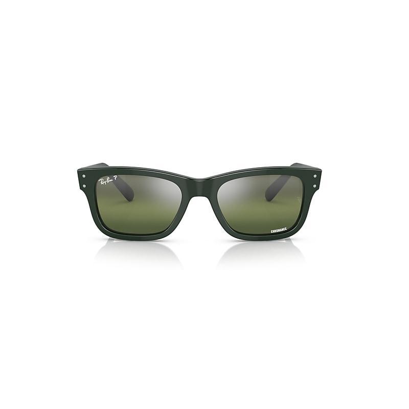 Ray-Ban Mr. Burbank 58mm Gradient Polarized Rectangular Sunglasses Product Image