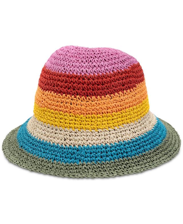 On 34th Womens Striped Crochet Cloche Hat, Created for Macys Product Image