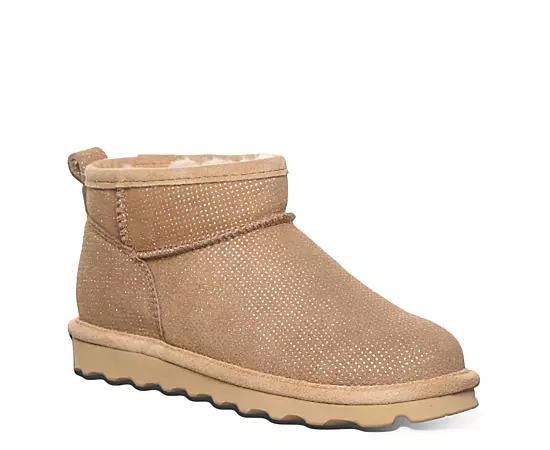 Bearpaw Womens Shorty Exotic Fur Boot Product Image