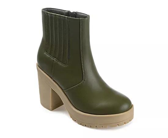 Journee Collection Womens Riplee Platform Ankle Boots Product Image