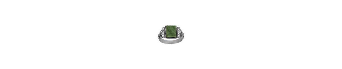 1928 Carnelian Ring, Womens, Silver Green Product Image