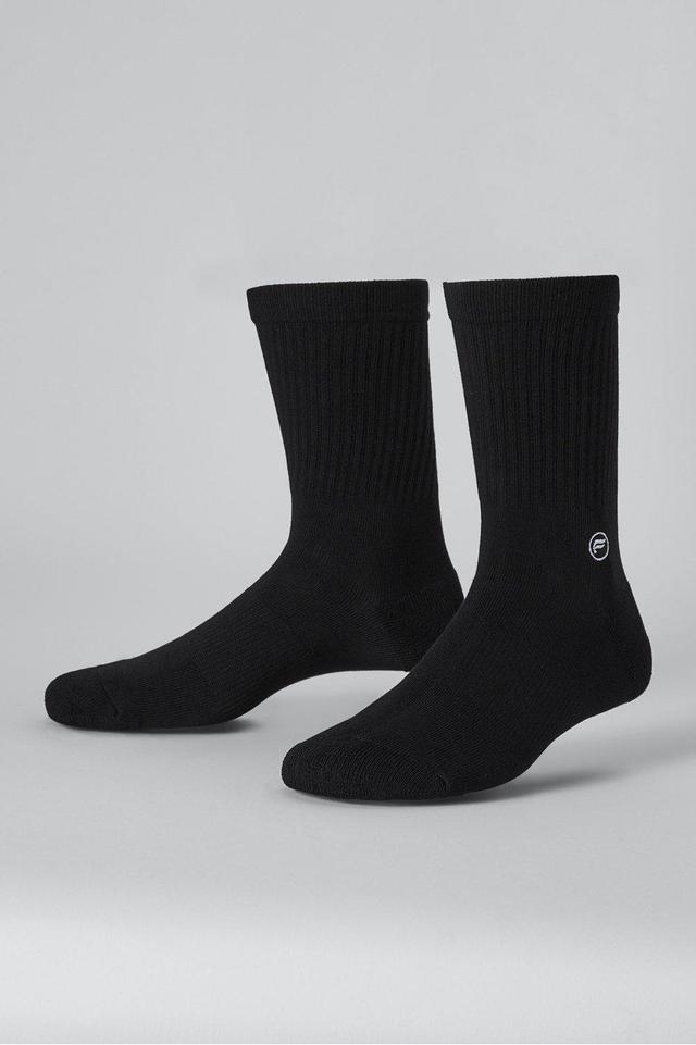 Fabletics Men The Crew Sock male black Size M/L Product Image