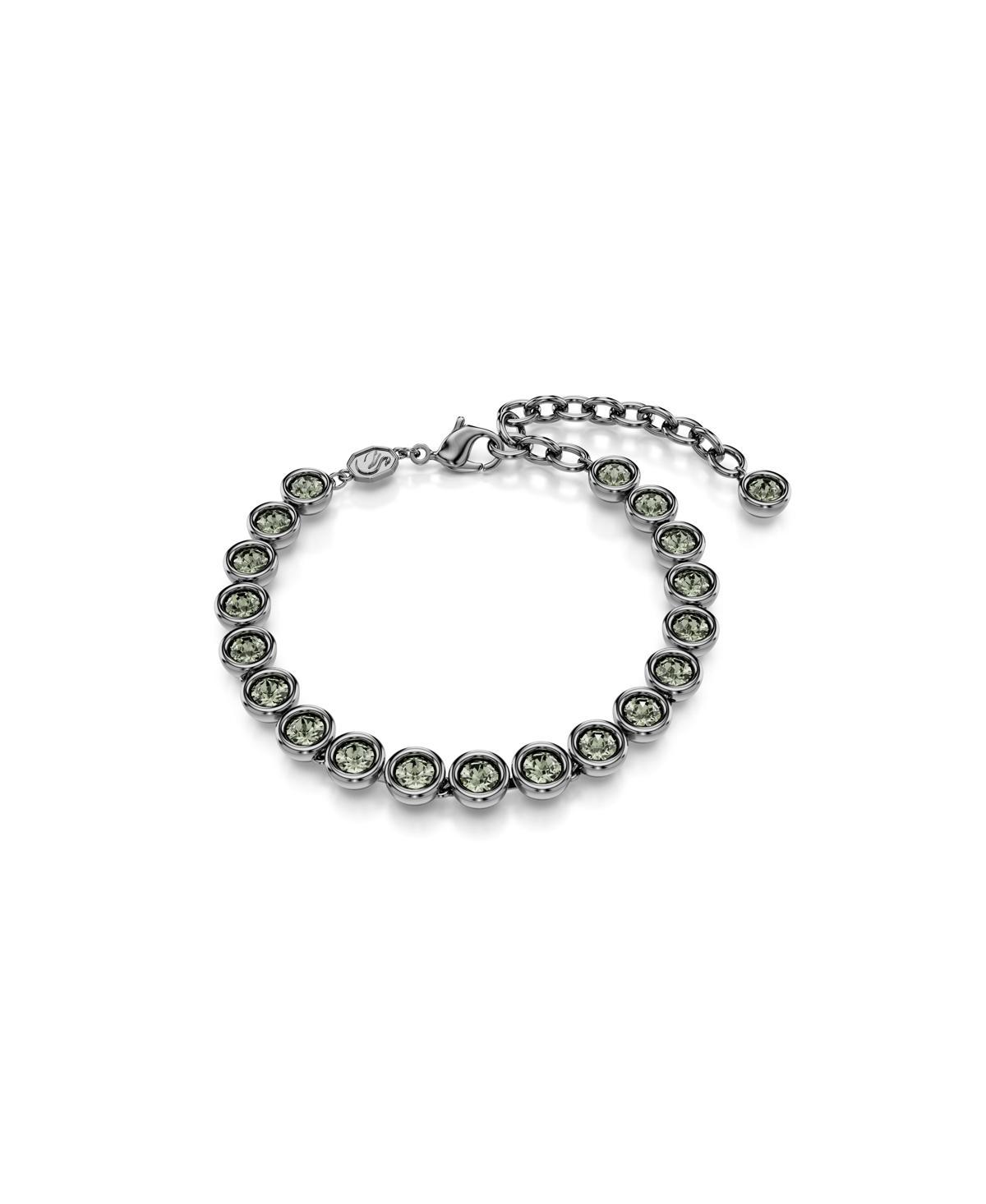 Womens Imber Ruthenium-Plated & Crystal Tennis Bracelet Product Image