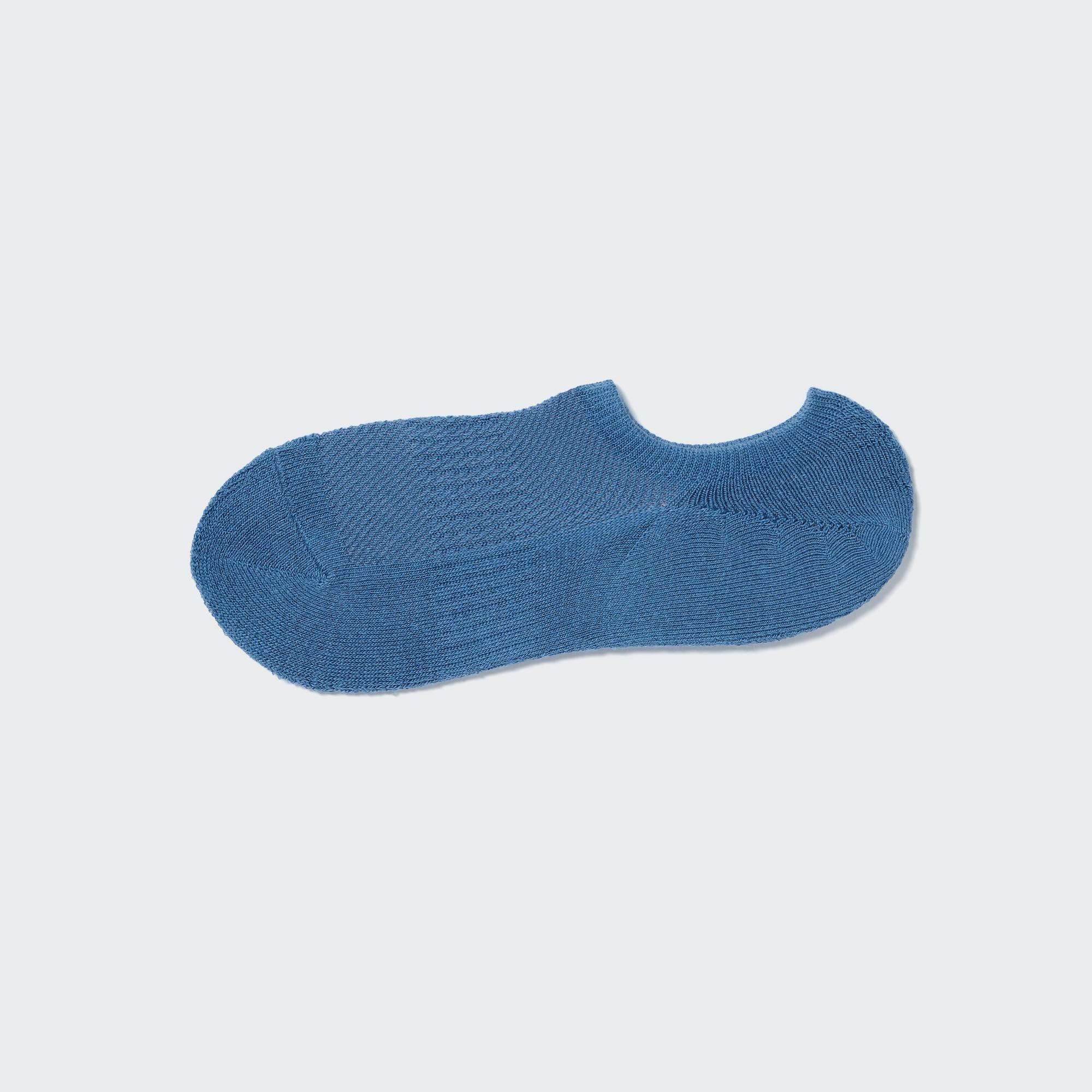 Mens Pile Low-Cut Socks with Odor Control Blue US8-US11 UNIQLO US Product Image