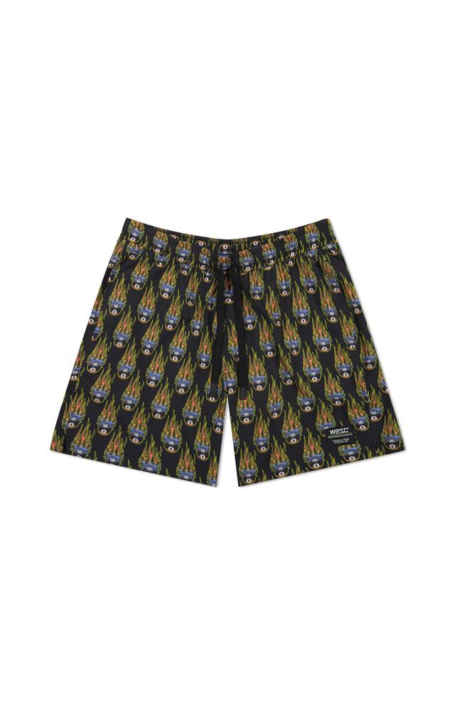 WeSC America Inc Men's 8 Balls OF Fire AOP Austin Shorts - Product Image