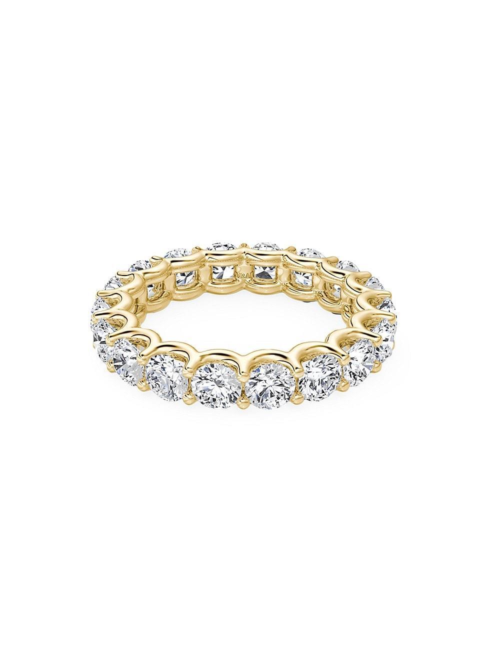 Womens Eternity Bands 14K Yellow Gold & 2.00 TCW Lab-Grown Diamond Brilliant Round Eternity Band Product Image