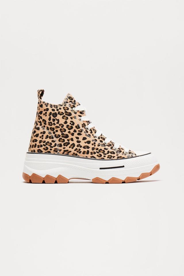 Milo Platform Sneakers - Leopard Product Image