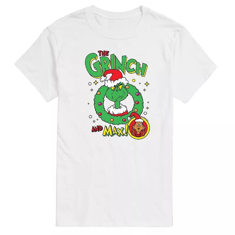 Big & Tall Dr. Seuss The Grinch and Max Graphic Tee, Mens Product Image