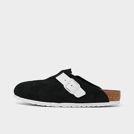 Mens Birkenstock Boston Suede Leather Birko-Flor Clogs Product Image