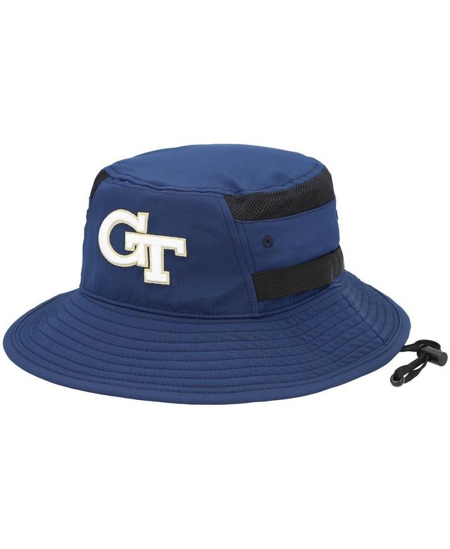 Mens adidas Navy Georgia Tech Yellow Jackets 2021 Sideline Aeroready Bucket Hat Product Image