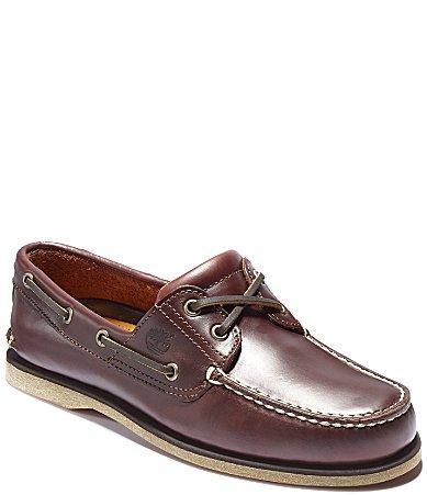 Timberland Mens Classic Leather Boat Shoes Product Image