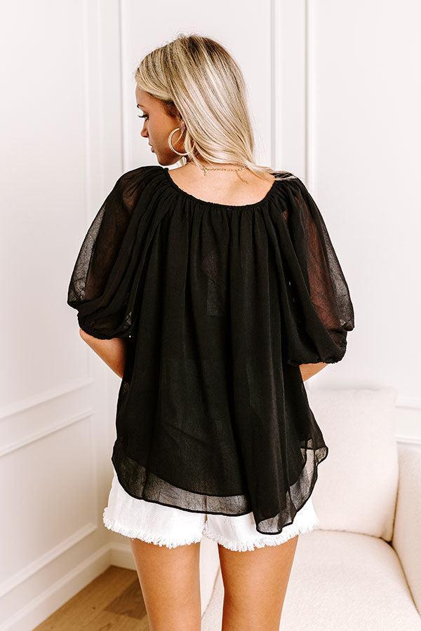 Midtown Moment Chiffon Shift Top Product Image