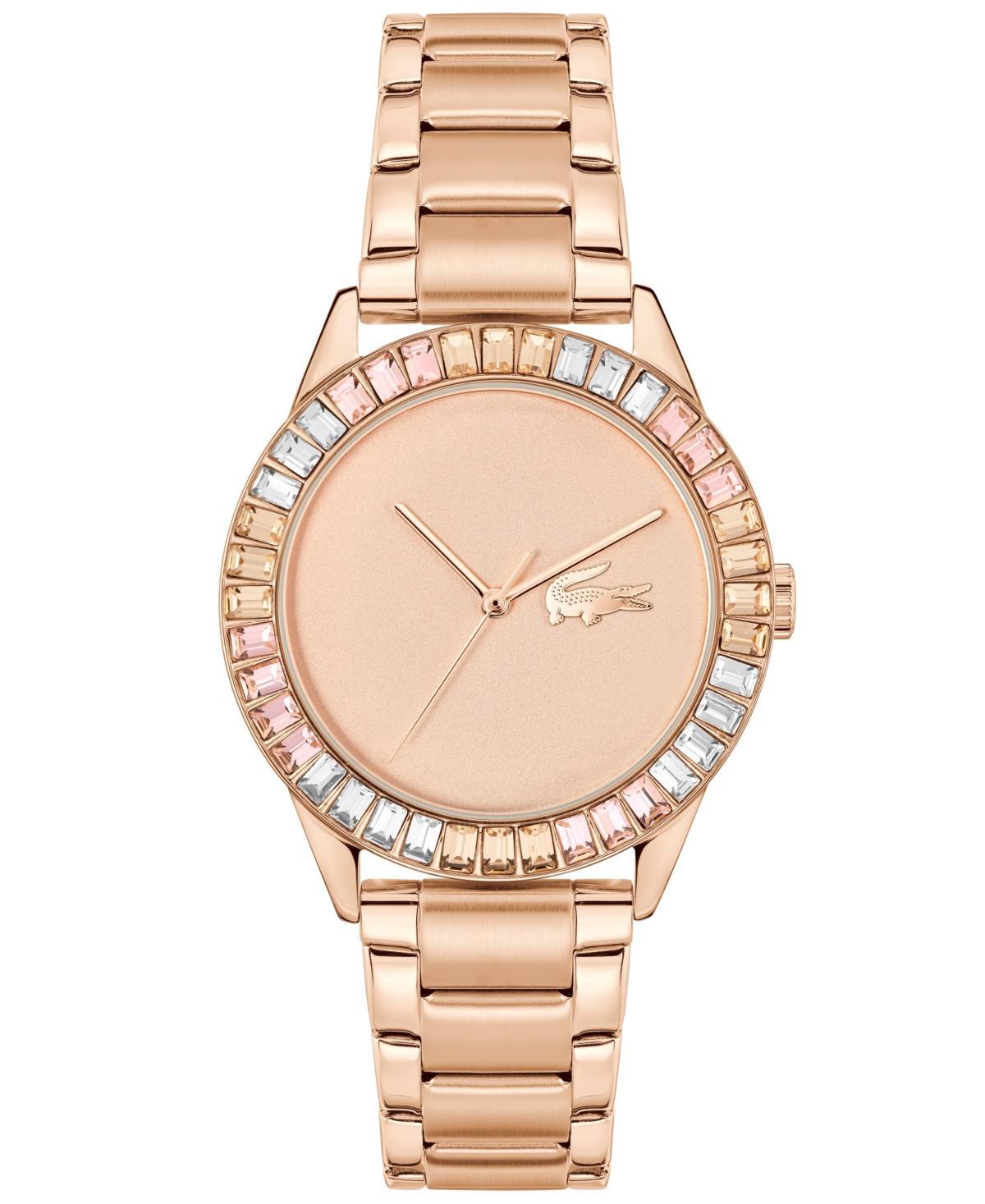 Lacoste Womens Ladycroc Carnation Gold Stainless Steel Bracelet Watch 36.5mm - Carnation Gold Product Image