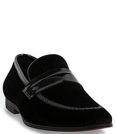 Steve Madden Mens Crescent Velvet Penny Keeper Dress Slip Product Image