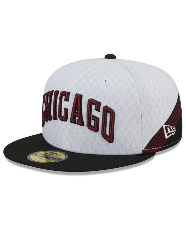 Mens New Era Black Chicago Bulls 2022/23 City Edition Official 59FIFTY Fitted Hat Product Image