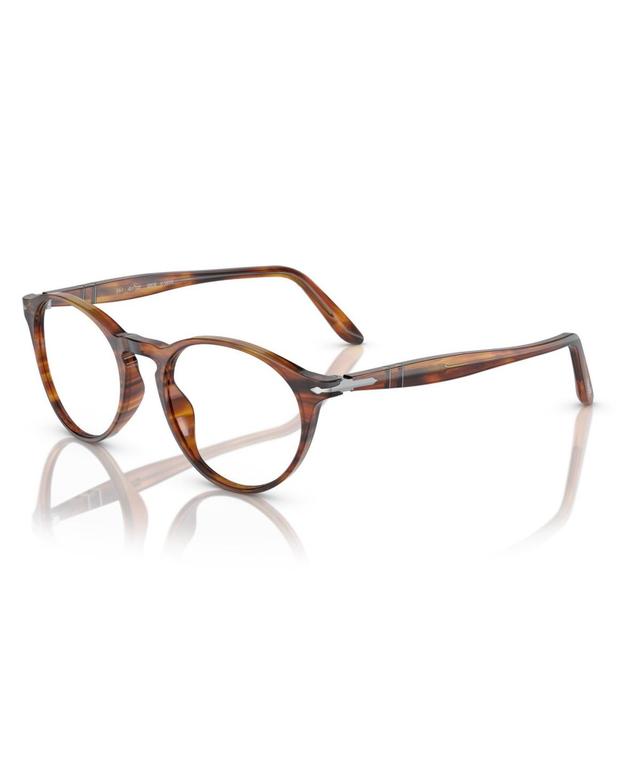 Persol Mens Eyeglasses, O3092V - Striped Brown Product Image