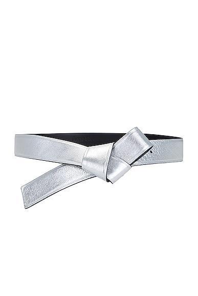 Acne Studios Standard Belt in Metallic Product Image